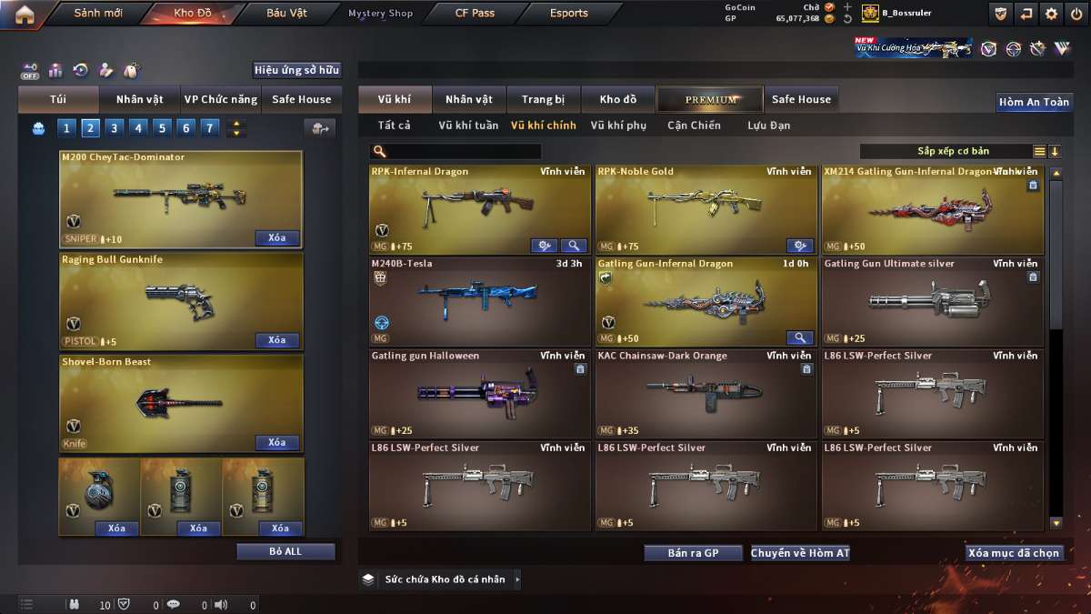 shop acc cf uy tin gia re